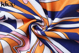 Kliou Aesthetic Panelled Print Jumpsuit For Women Hot Casual Silky Spaghetti Strap Skinny Bodysuit Streetwear Female