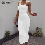 Spaghetti Strap Backless Sexy Long Dress Party Off Shoulder Strapless Summer Maxi Dress Black Bodycon Dress Women
