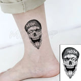 Waterproof Temporary Tattoo Stickers Chinese Character Win Every Exam Small Size Tatto Flash Tatoo Fake Tattoos for Man