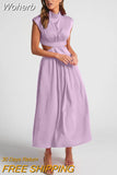 Waist Y2k Sexy Women Dress Summer 2023 Elegant Sleeveless A-line Long Dresses Women Vintage Hollow Casual Dress Robes 25544-Outfit