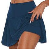 Golf Sport Einfarbig Workout Volleyball S-5XL Tennis Running Skort Athletic Athletisch FitnessSeaside Sandy Beach