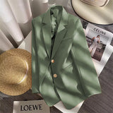 Jacket Women 2025 Spring And Autumn New Korean Version Of The Design Sense Of Niche Fashion Fried Street Casual Suit Top