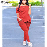 Basic Women 2pcs Set Faith Letter T-shirt and Leggings Pants Set Sweatsuit Tracksuit Two Piece Set Fitness Outfit 2023-Outfit