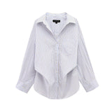 Striped Shirt Tops Casual Shorts Set 2025458 6929435