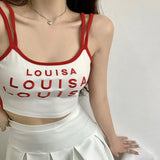 Harajuku Fashion Crop Top Camis Women Japanese Girl Chic Soft Sister Cute Bear ide Outside Wears Thin Short Camisole