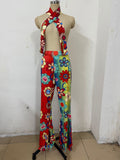 Halloween Print Flares 70S Hippie Retro Print Headband