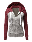 Hoodie Sweatshirts Women Casual Zipper Hooded Jacket Autumn Winter Long Sleeve Pockets Pullover Tops Female