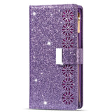 Case For iPhone 12 mini 12 11 Pro Max XR XS SE 2020 Bling Leather Wallet Cards Stand Flip Cover For 6 6s 7 8 Plus
