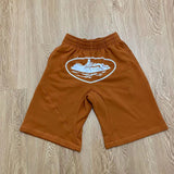 Ship High Street Print Logo Shorts In Trend Hic Hops Casual Trousers Men And