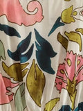 2023 Women Summer MIDI Skirts Vintage Floral Print Side Zipper Female Elegant Street Mid-Calf Skirt Clothing-Outfit