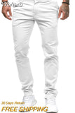 Men's Solid Color Trousers Pants Men Winter Autumn New Casual Trousers Full Length Cargo Pants-Outfit