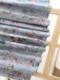 Spring Summer Women High-waisted Floral Printed Skirts Women Casual Eleqant Mid-length Vintage Skirt QT1711-Outfit