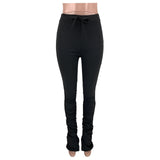 Sweatpants Joggers Women High Waist Flare Pants Plus Size Fitness Pantalon Solid Active Wear