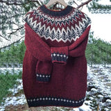 Hot New Sweater Women's Round Collar Color Loose Fashion Knitted Shirt Long