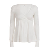 Lustful Wind Bump Color Lace Collar Loose Lazy T-Shirt Sexy Boobs Inside The Doll Dress