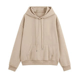 Women Solid Color O-Neck Fleece Sports Suit Winter Casual Loose Pullover Long Pants Two Piece Set Suit Female