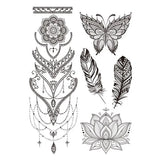 Pink Bloom Rose Water Transfer Fake Tattoo Stickers Women Body Chest Art Temporary Waist Bracelet Flash Tatoos Flower For