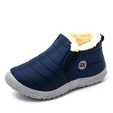 Men Boots Lightweight Winter Shoes for Men Snow Boots Waterproof Winter Footwear Plus Size 47 Slip on Unisex Ankle Winter