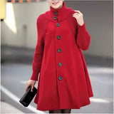 Autumn And Winter New Korean Version Of The Large Size Of Women's Clothing In The Long Loose Caravan Cape