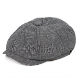 Flat Top Hat Ivy Gatsby Driving Cap Autumn Winter Fashion Newsboy Hat Octagonal Hats for