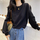 Autumn Casual Fashion Round Neck Zipper Off Shoulder Sweatshirt Women Long Sleeve Solid Jumpers Personality Pullover Top-Outfit