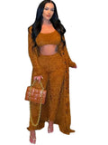 Winter Casual Fuzzy Three-Piece Pants