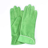 10 Colors Women Genuine Suede Leather Gloves Winter Warm Fleece Lady Driving Gloves Female Casual Gloves Brand