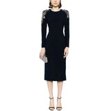 Autumn And Winter New Star Fashion Heavy Industry Nails With Long Sleeves Long-Sleeved Long