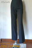 High Waisted Casual White Trousers Women Brown Stright Pants Office Lady Korean Style Women 2023 Pantalones De Mujer-Outfit