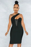 Sexy Cut Out With Mesh Sleeveless
