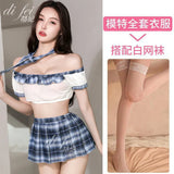 Night Swearing Underwear Pajamas Free From Female Students Wearing JK Uniform Sailors Seduced Hot Characters To Dress Up Pure