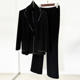 New Star Fashion Scarf Hot Loose Suit Suit Trousers Set Two