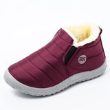 Men Boots Lightweight Winter Shoes for Men Snow Boots Waterproof Winter Footwear Plus Size 47 Slip on Unisex Ankle Winter