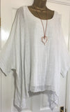 Fresh And Sweet Long Sleeve Top Loose-fitting Batwing