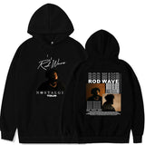 New ROD WAVE Hoodie Winter High Street Collar Plus Velvet Girl