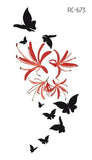 Water Transfer Sexy Tattoo Swallow Bird Tattoo Body Art Waterproof Temporary Fake Flash Tattoo for Man Woman Kid