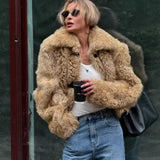 Women's 2025 New Explosive ZA Fur Curly Jacket