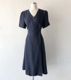 South Korea chic Midi Dress Women Summer Japan Style Retro Vintage Design Solid Button Shirt Dress Cotton Linen Flhjlwoc
