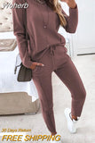 Women Tracksuit Sequins Long Sleeve Top & Drawstring Waist Pants Set Casual Daily Juicy Coutoure Tracksuit-Outfit