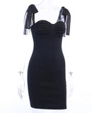 Lace-Up Straps Sweetheart Mini Club