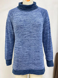 / Winter 2023 New Women's Scarf Collar Color Long-Sleeved Loose T-Shirt Top-Outfit