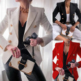 Women's Clothing Autumn And Winter New Solid Color Fashion Casual 2025 Suit Short Coat