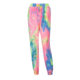 Neon Tie Dye Joggers High Waist Long Baggy Pants Women Sweatpants Loose Trousers 2020 Winter Fall Streetwear Clothes-Outfit