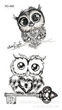 Water Transfer Sexy Tattoo Swallow Bird Tattoo Body Art Waterproof Temporary Fake Flash Tattoo for Man Woman Kid