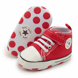 Boys Girls First Walkers Shoes Infant Toddler Soft Sole Anti-slip Baby Shoes Newborn Canvas Baby Sports Sneakers