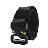 Men's Nylon Outdoor Tactical Belts Military Waist Belt with Metal Buckle Adjustable Heavy Duty Training Waist