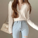 Chic Korean Fashion Lady Women Winter Spring Single Breasted Button Front Cargidans