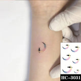 Water Transfer Tattoo Sexy Red Lips Print Tattoo Body Art Waterproof Temporary Fake Flash Tattoo for Man Woman Kid