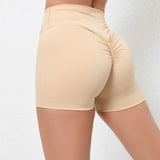 Woherb Peach Lift Hip Fitness Shorts Female Tight High Waist Running Sports Speed Drying Yoga Pants Hot Pants Summer-Outfit