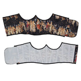 Short Oil Painting Monetchun Pattern Belt Short Belt Outside The Fish Bone Support Strap Girded